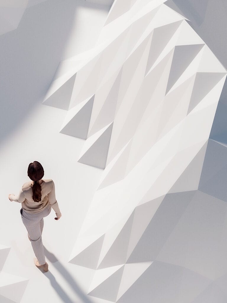 Image of woman walking