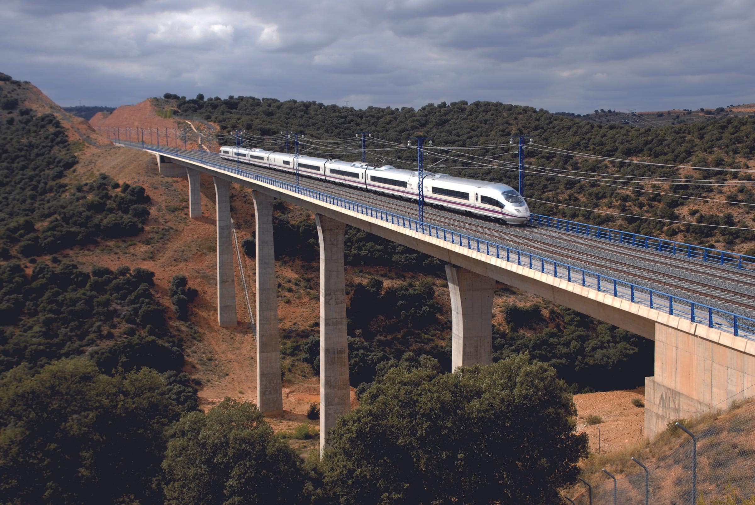 Image of train traffic